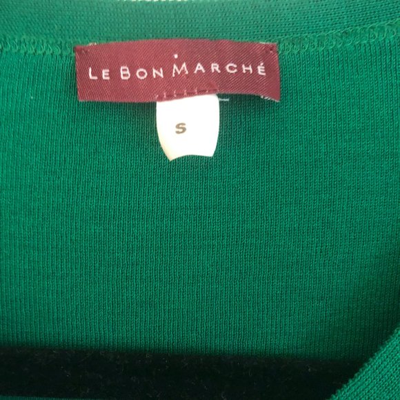 Le Bon Marche Green Button down Cardigan - Picture 2 of 4